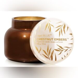 Capri Blue Autumn Glow Fall Candles Bitter  (Chestnut Embers, 19 oz)